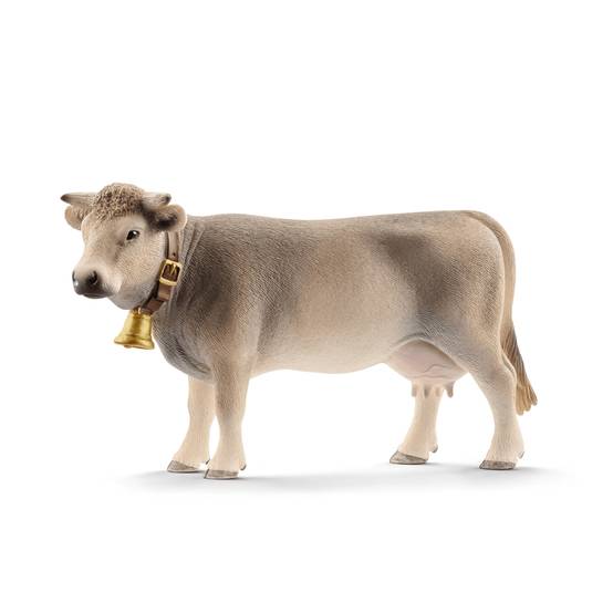 Schleich - Figurine Vache Braunvieh L.13 x l.3,8 x H.7,8 cm