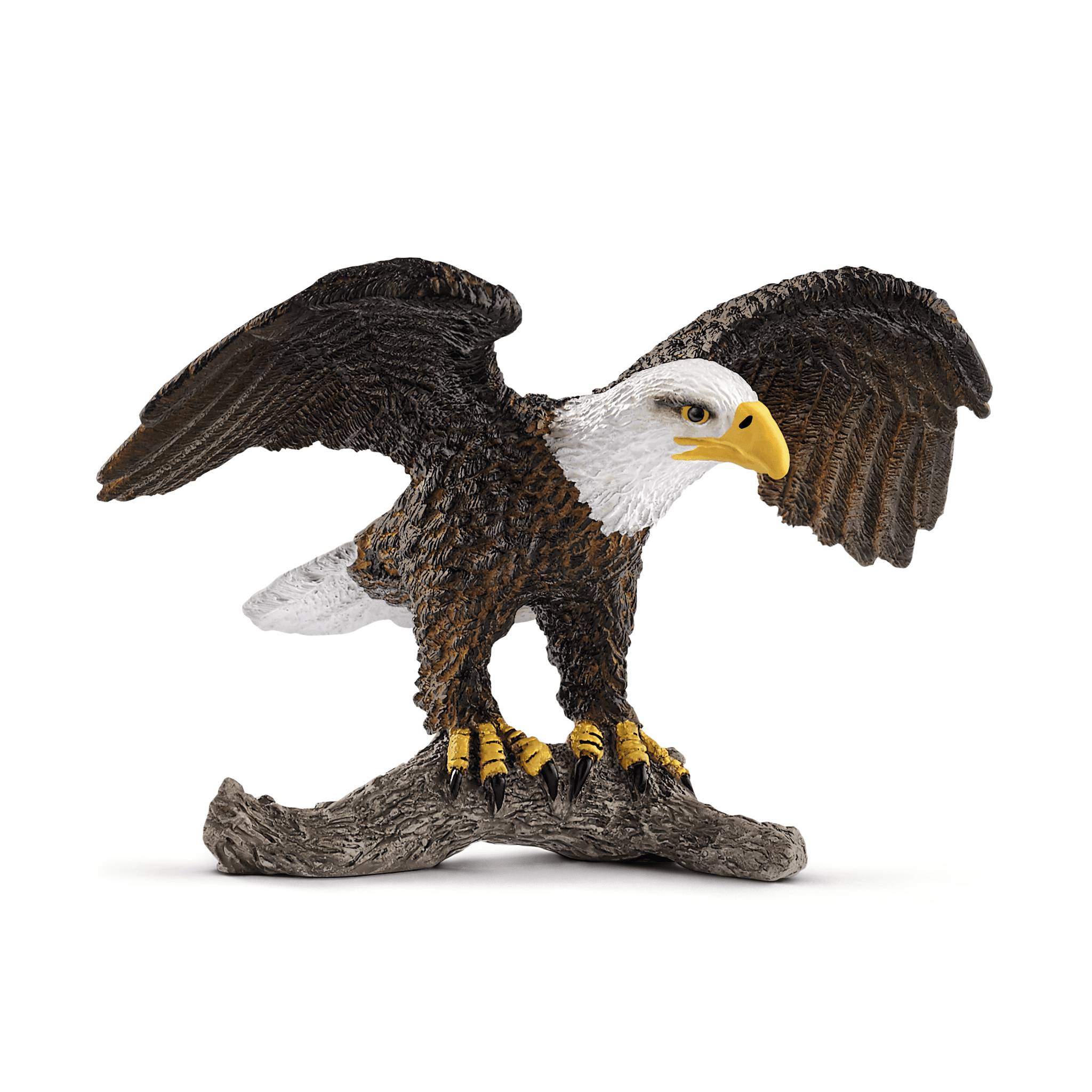 Schleich - Figurine Pygargue A Tête Blanche L.14 x l.9 x H.6 cm
