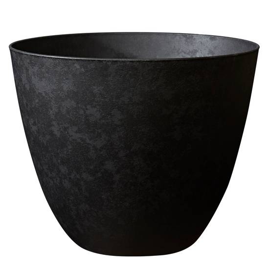 Poetic Bouillard - Poétic - Pot ELEMENT rond Ø.39,3 x H.32cm - 26,2L Graphite - Image 2