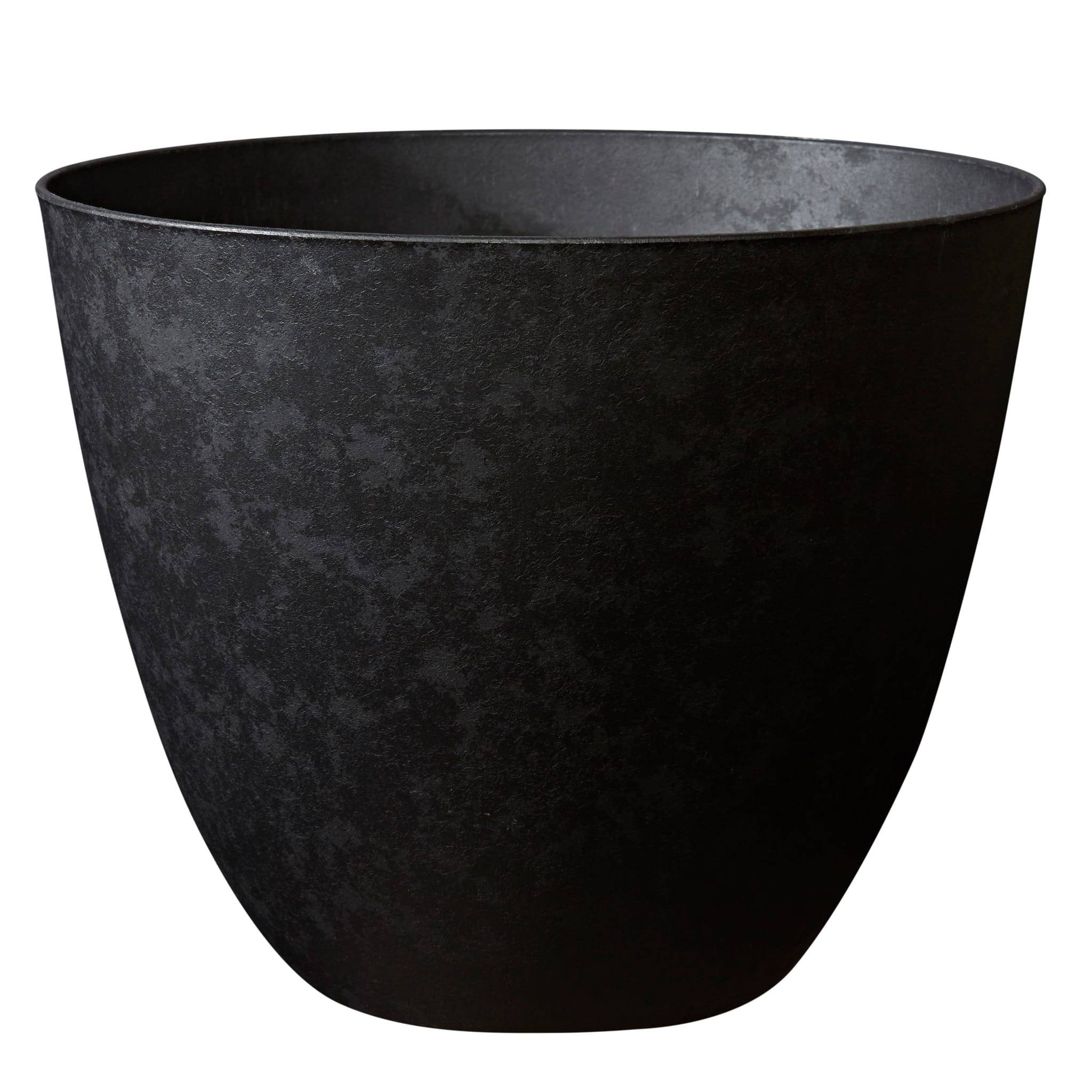 Poétic - Silence ça Pousse - Pot Elément rond Ø48,3 h38,4cm 47,8L graphite