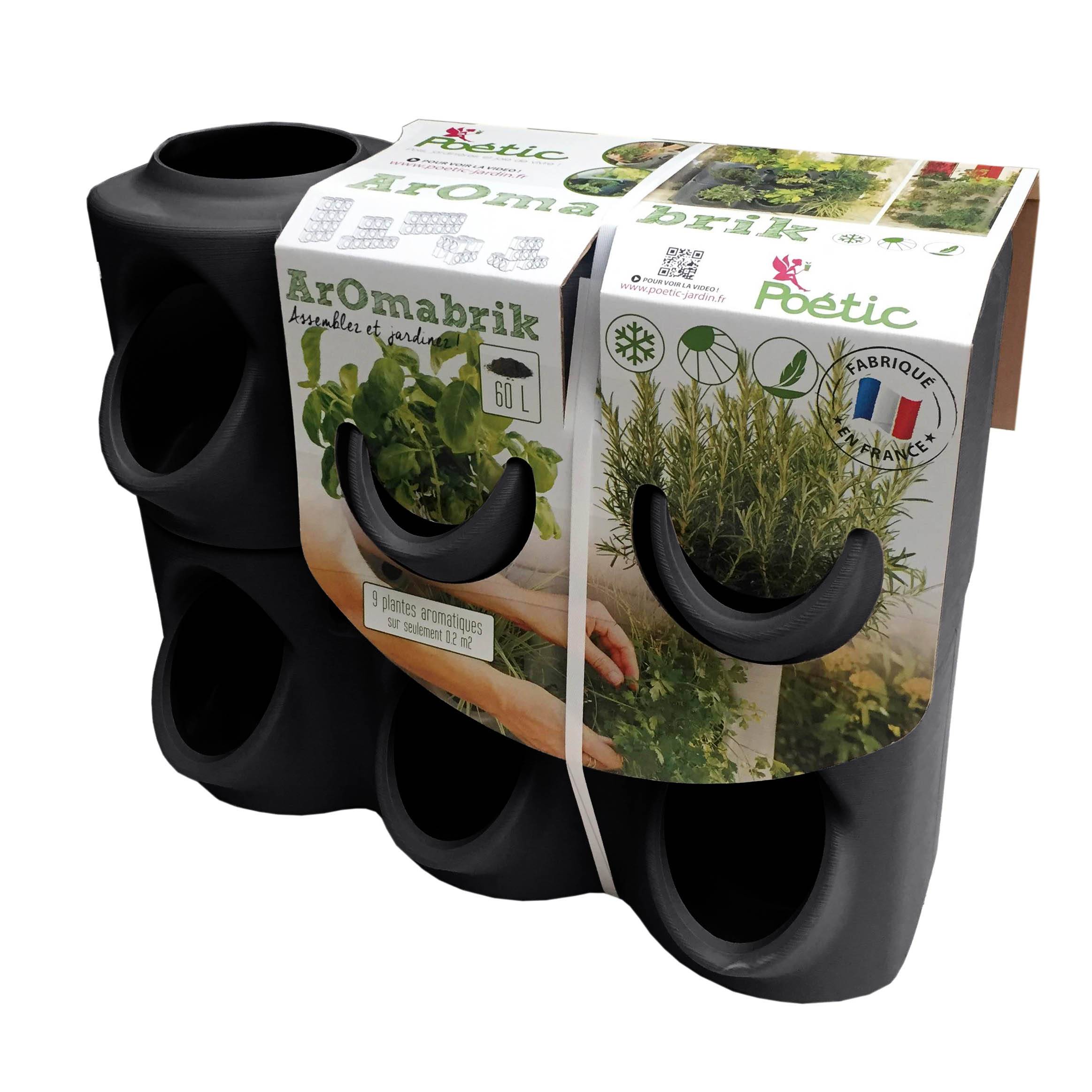 Poétic - Poétic - Conjunto Aromabrik Negro violín L.63 x l.30 x H.52cm 60L