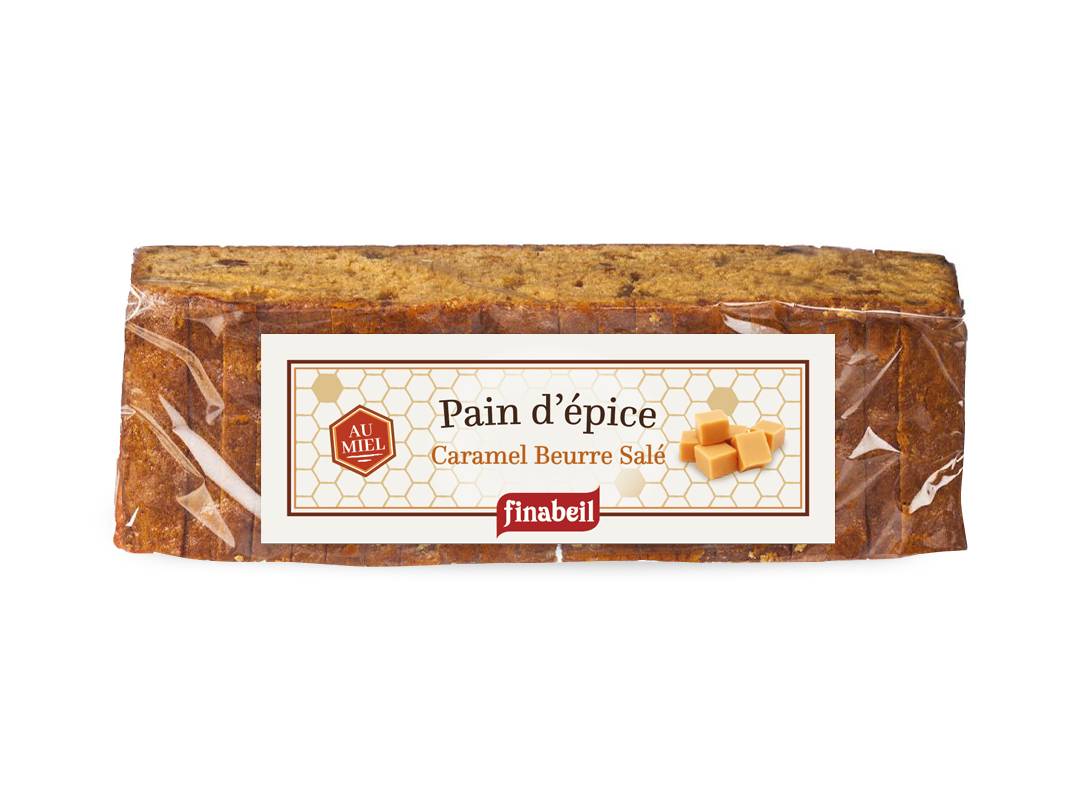 Finabeil - Pan de especias caramelo mantequilla salada 300 g - Finabeil