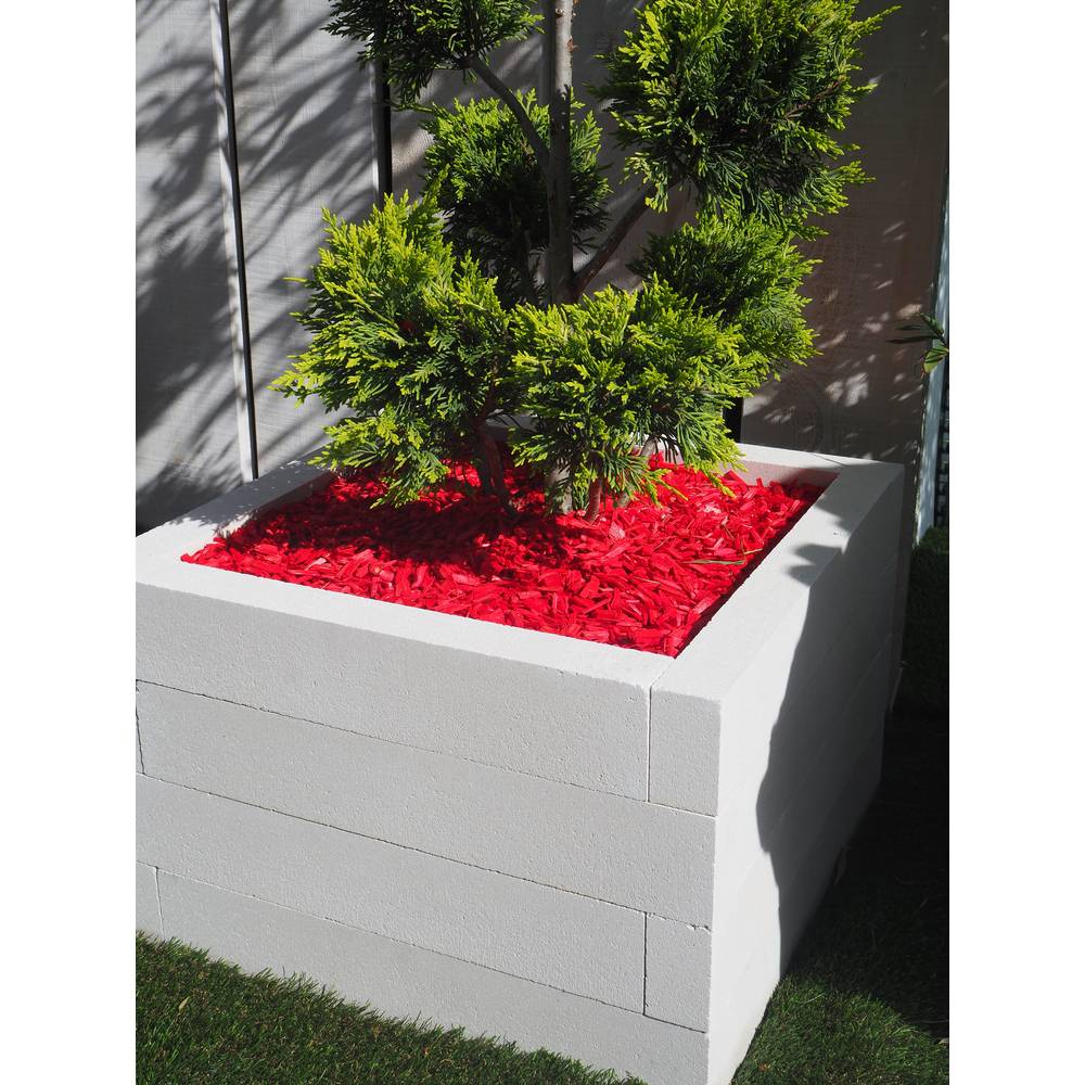 Bordure contemporaine Blanche L.50 x l.5 x H.9 cm - Imagen 9