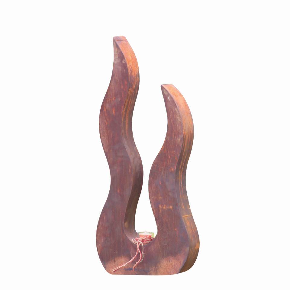 Décoriale - Llama metal óxido L.9 x l.35 x H.82 cm - Imagen 2