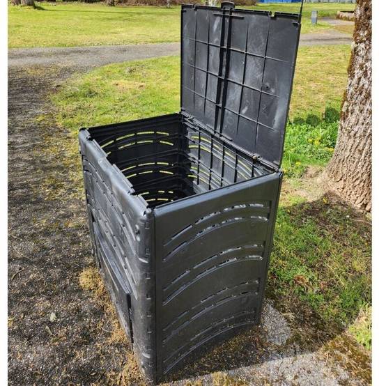 Belli - Composteur Compost'éco PVC noir 350L L. 80 x l. 60 x H. 80 cm - Belli - Image 3