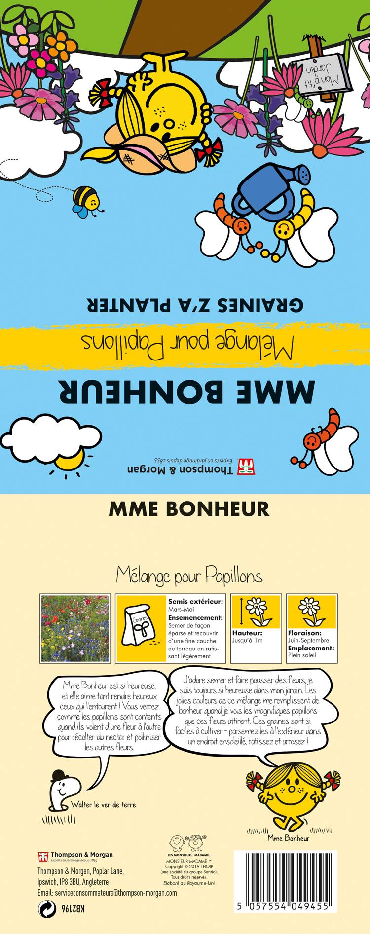 Thompson & Morgan - Mélange semence pour Papillons - Mme Bonheur - Image 2