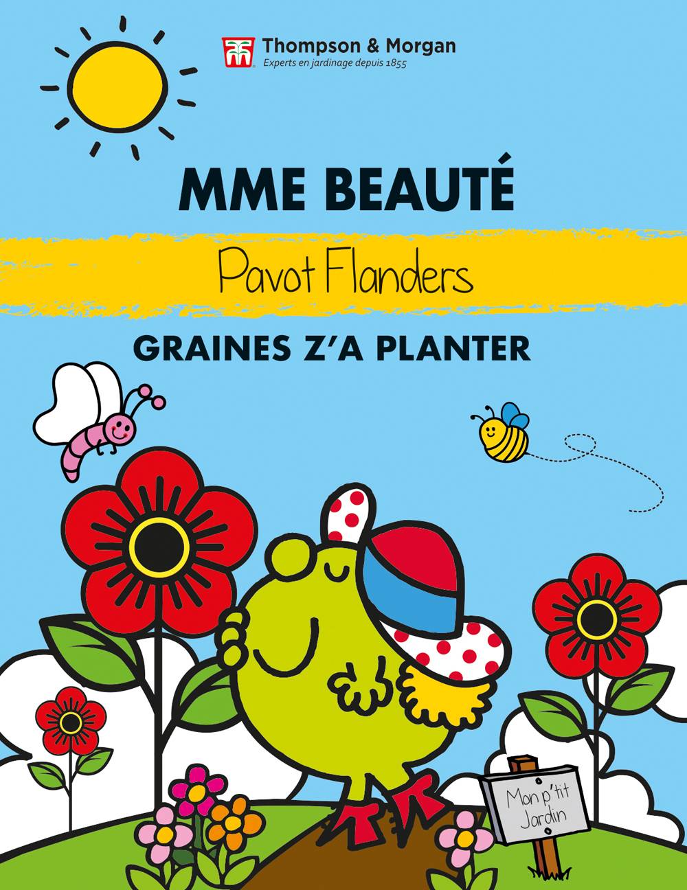 Thompson & Morgan - Semence de Pavot Flanders - Mme Beauté - Image 1