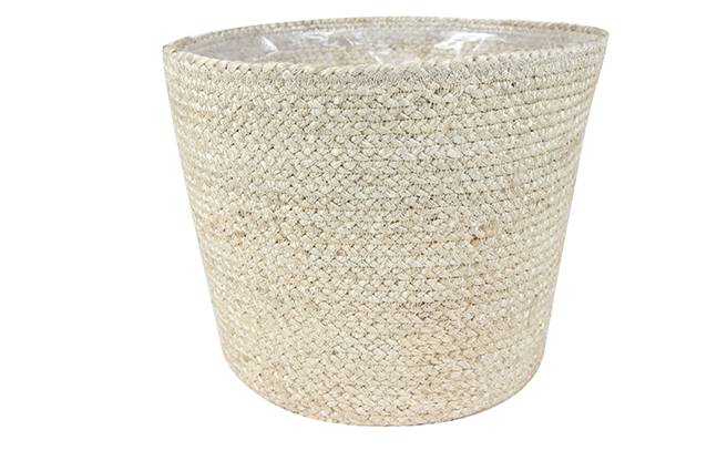 Ter steege - Maceta de flores Salin en yute natural Ø26 cm H23 cm - TER STEEGE