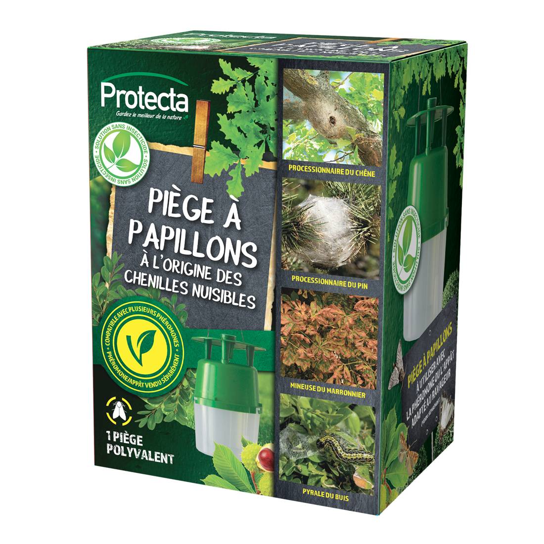 Protecta - Piège à papillons à l’origine des chenilles nuisibles - Protecta