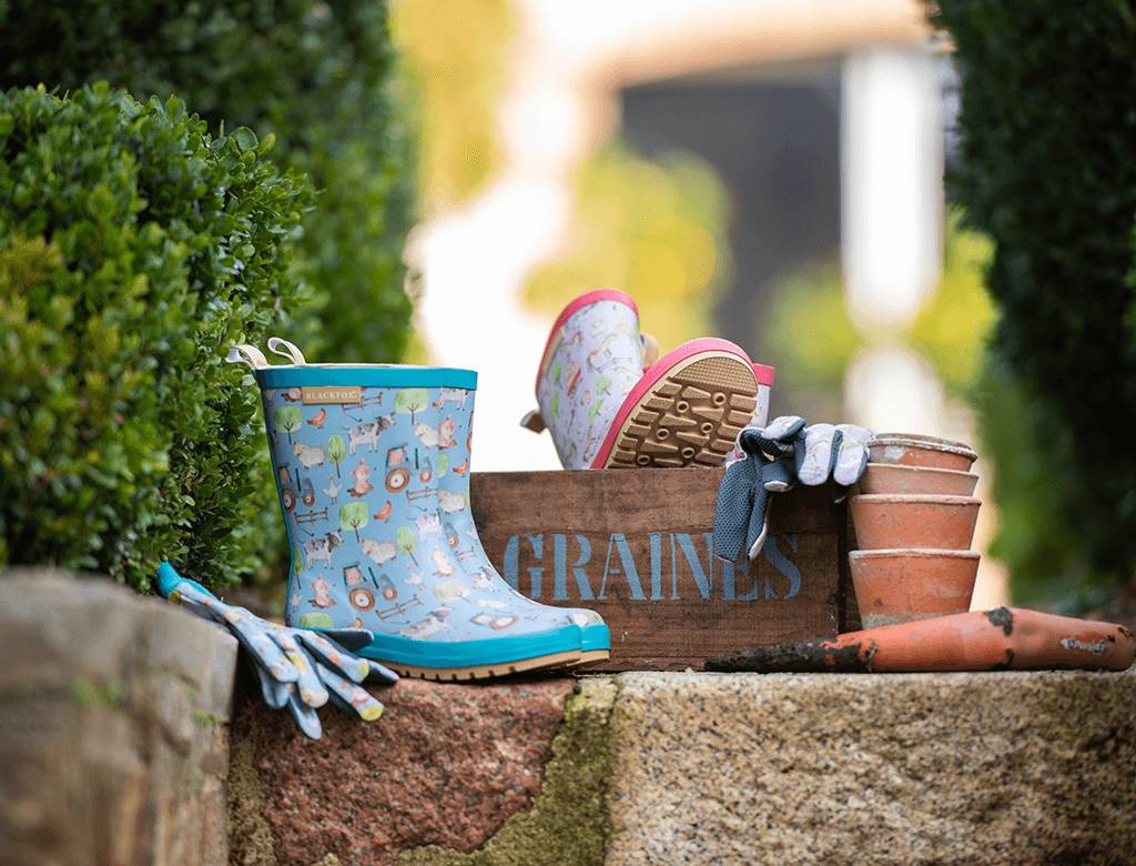 Blackfox - Blackfox - Botte Farmer bleu en caoutchouc pour enfant Taille 26 - Imagen 3