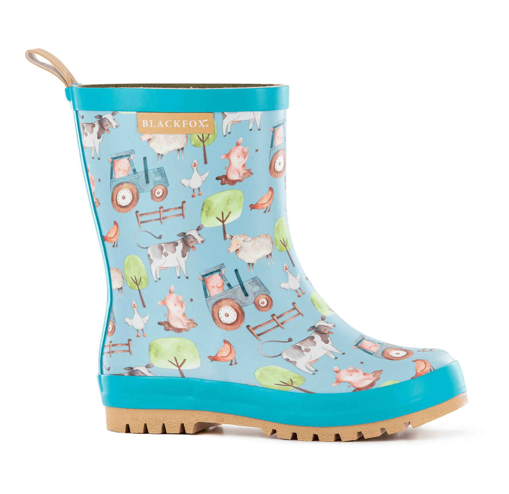 Blackfox - Blackfox - Botte Farmer bleu en caoutchouc pour enfant Taille 26 - Imagen 1