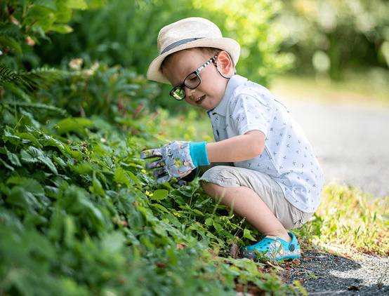 Blackfox - Blackfox - Gants pour enfant Farmer bleu Taille 5 - Image 2