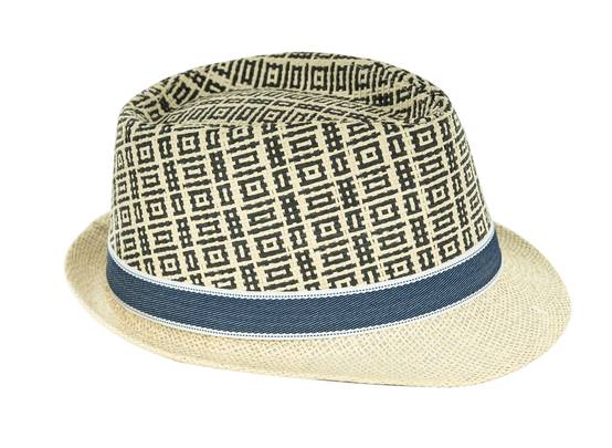 Chapeau pour homme Yann beige/noir - Taille 58