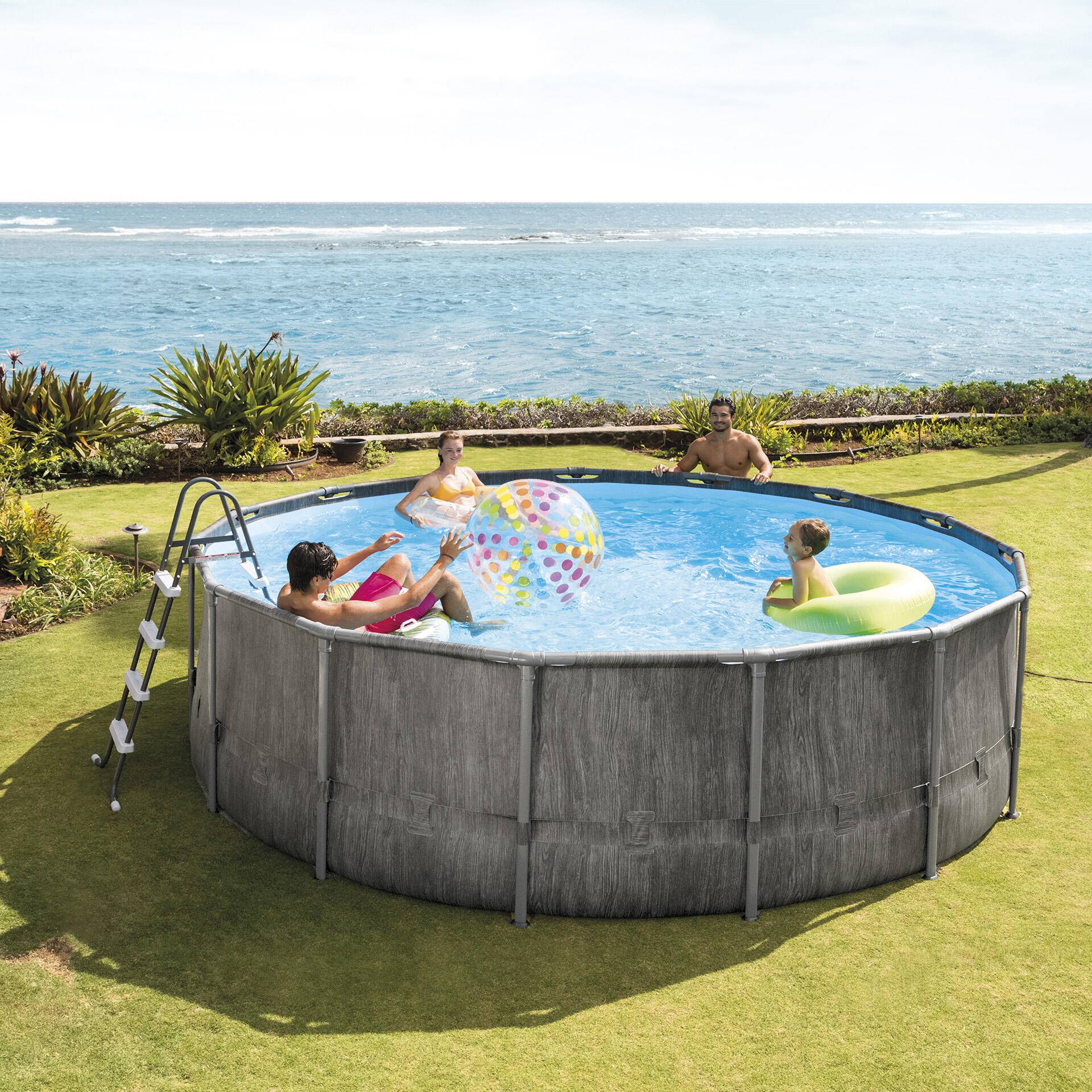 Intex - Intex - Piscine Baltik Ø.4,57 x H.1,22 m - Imagen 9