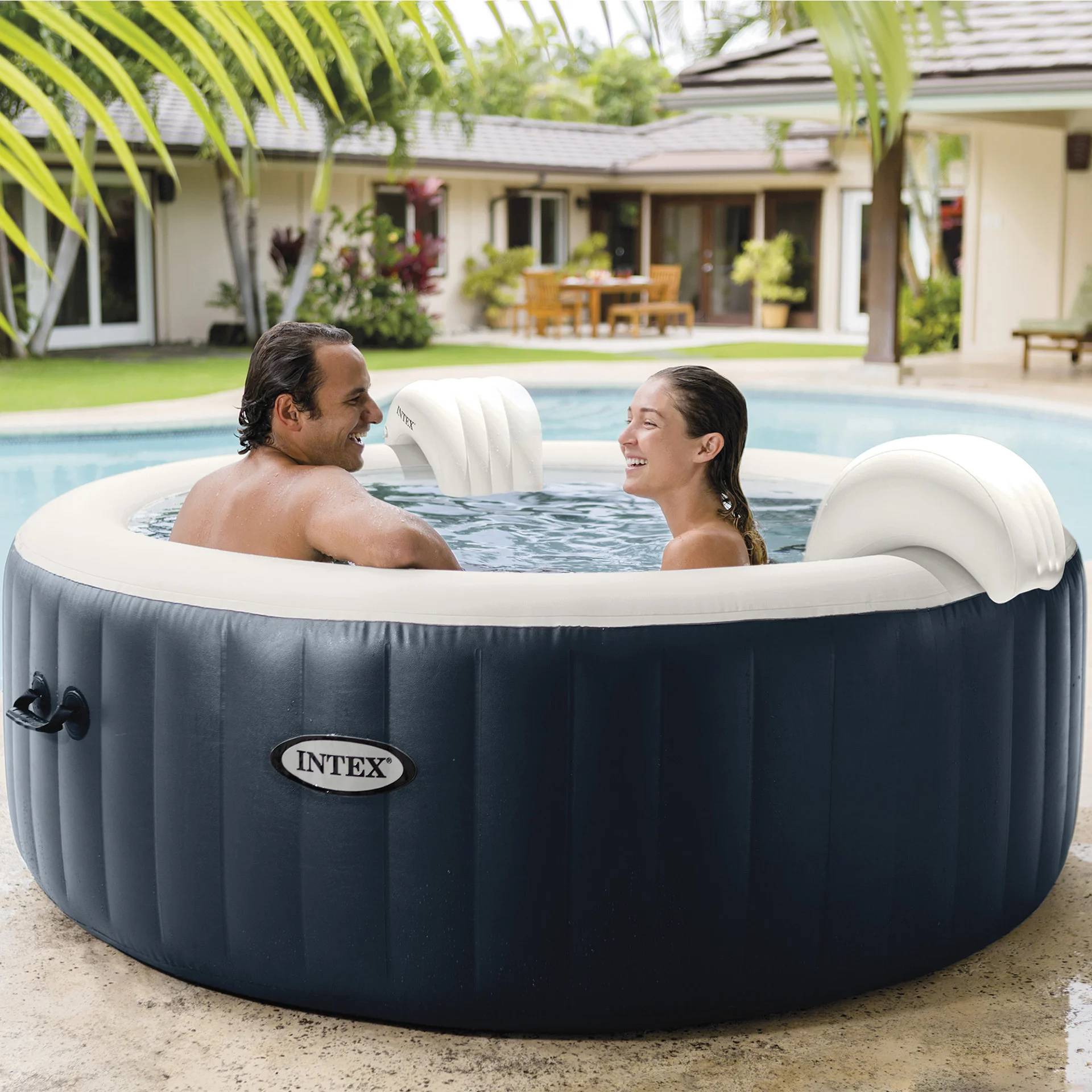Intex - Intex - PureSpa Blue Navy 4 places - Ø.1,96 x H.0,71 m - Image 13