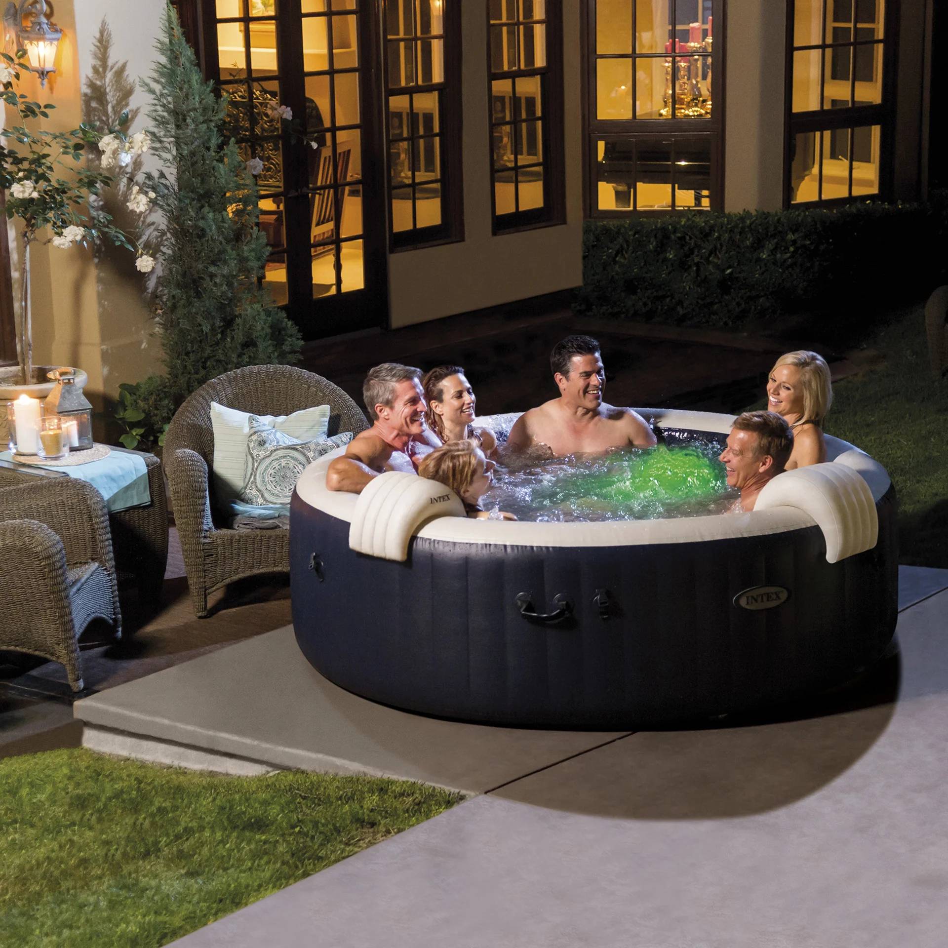 Intex - Intex - PureSpa Blue Navy 4 places - Ø.1,96 x H.0,71 m - Image 14