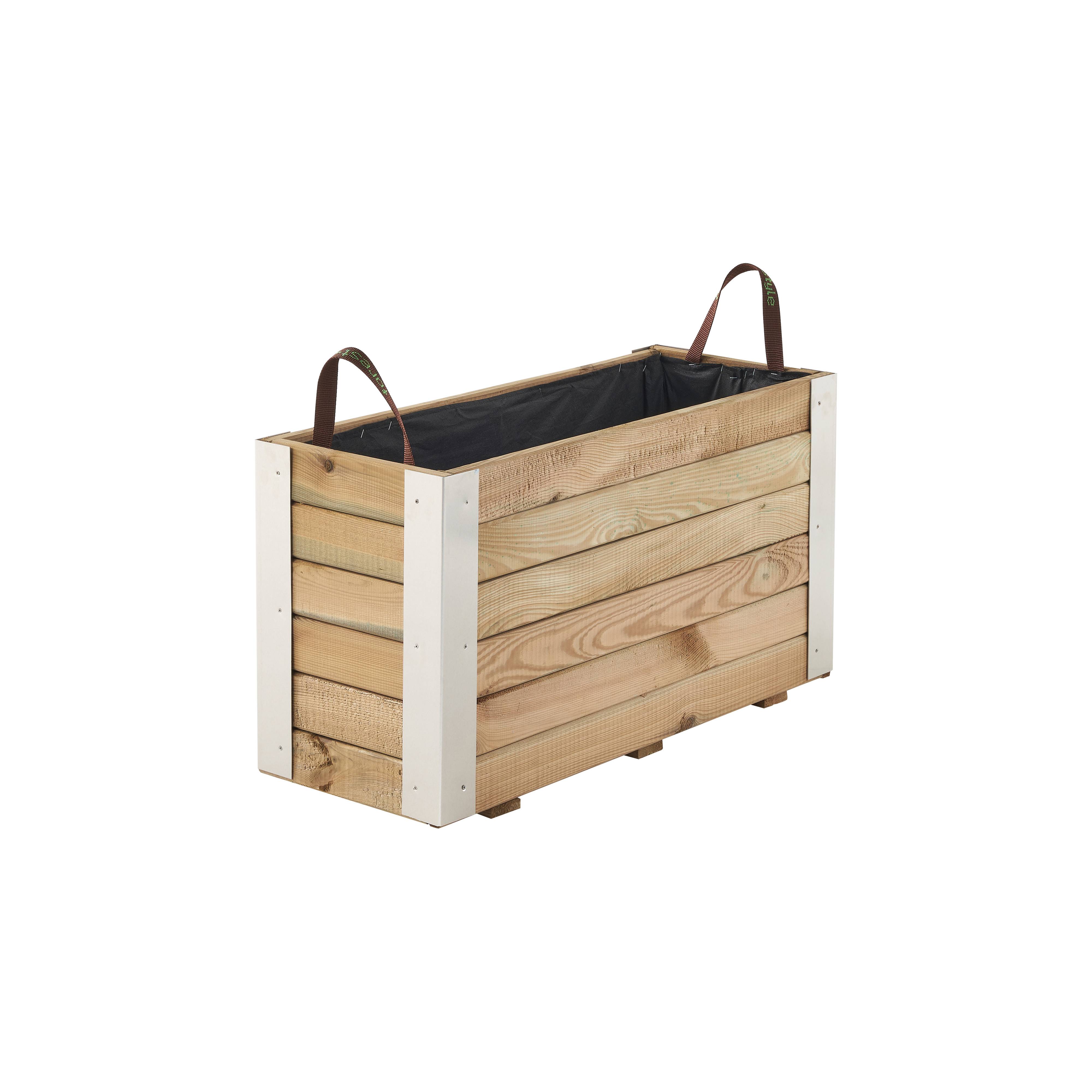 Cerland - Bac à Fleurs Bois Aluminium – Cerland - Imagen 3