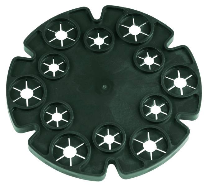 Windhager - Support disque à tuteurs WIGWAM (x2) - L.16,5 x l.15 x H.2 cm - Imagen 2