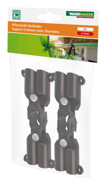 Windhager - Connecteurs pour tuteurs portique en V Ø11 cm (x4) - Imagen 4