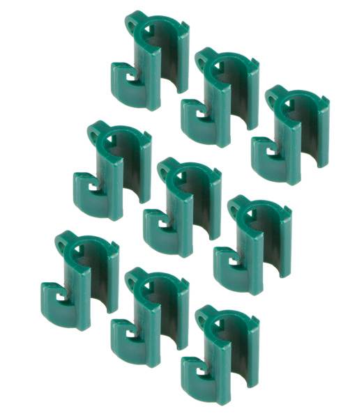 Windhager - Multi-clips pour treillage  Ø11 mm (x9) - L.2 x l.9,1 x H.18 cm - Imagen 1