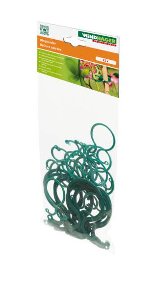 Windhager - Anneaux en plastique pour tuteurs (x25) - L.2,5 x l.9 x H.19 cm - Imagen 2