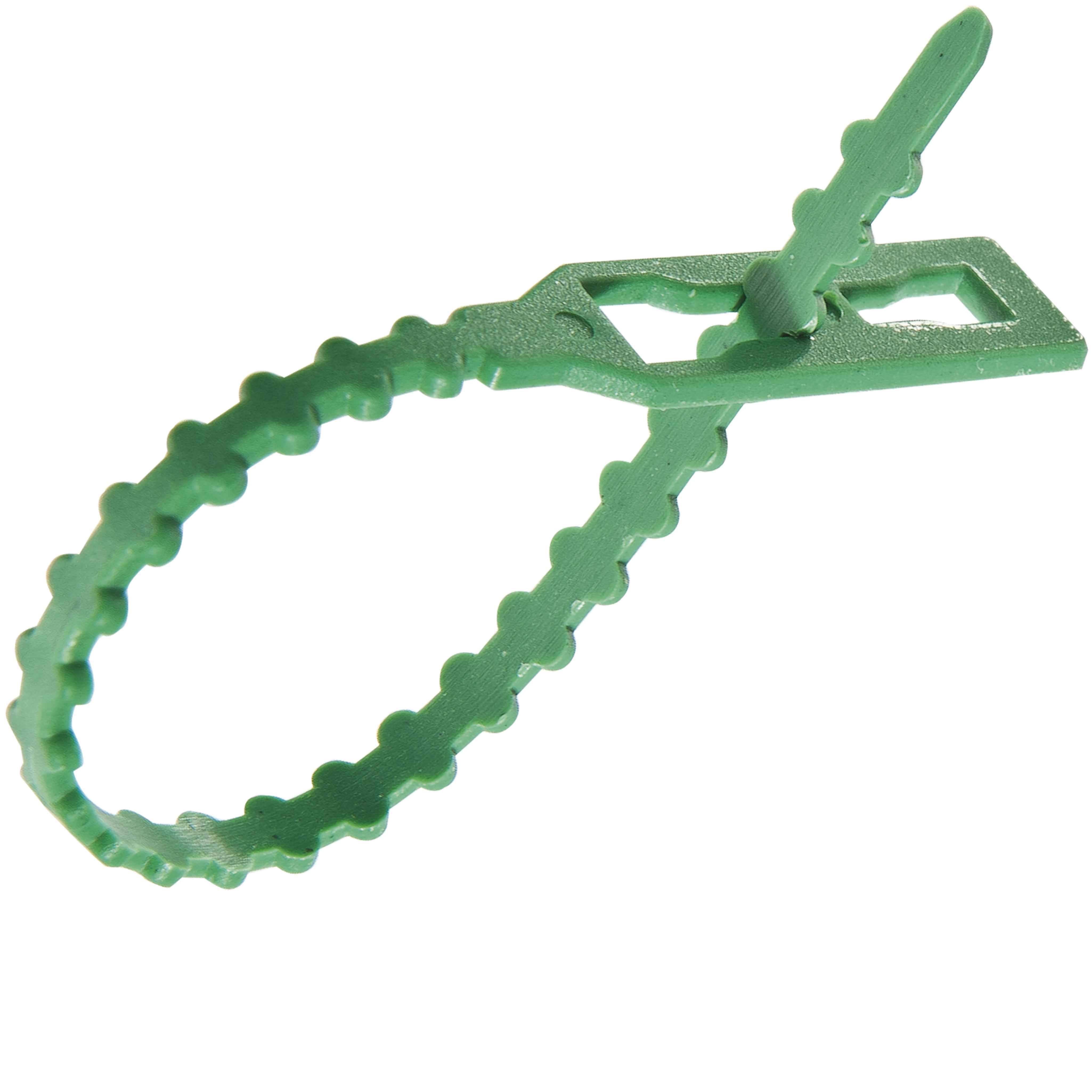 Liens horticoles crantés et réglables L.13 cm (x50) - Imagen 1