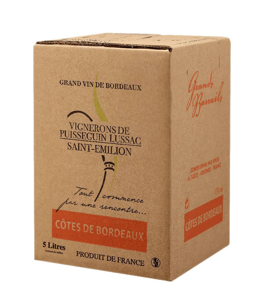 Puisseguin Lussac - Grands Barrails Côtes de Bordeaux 5 l