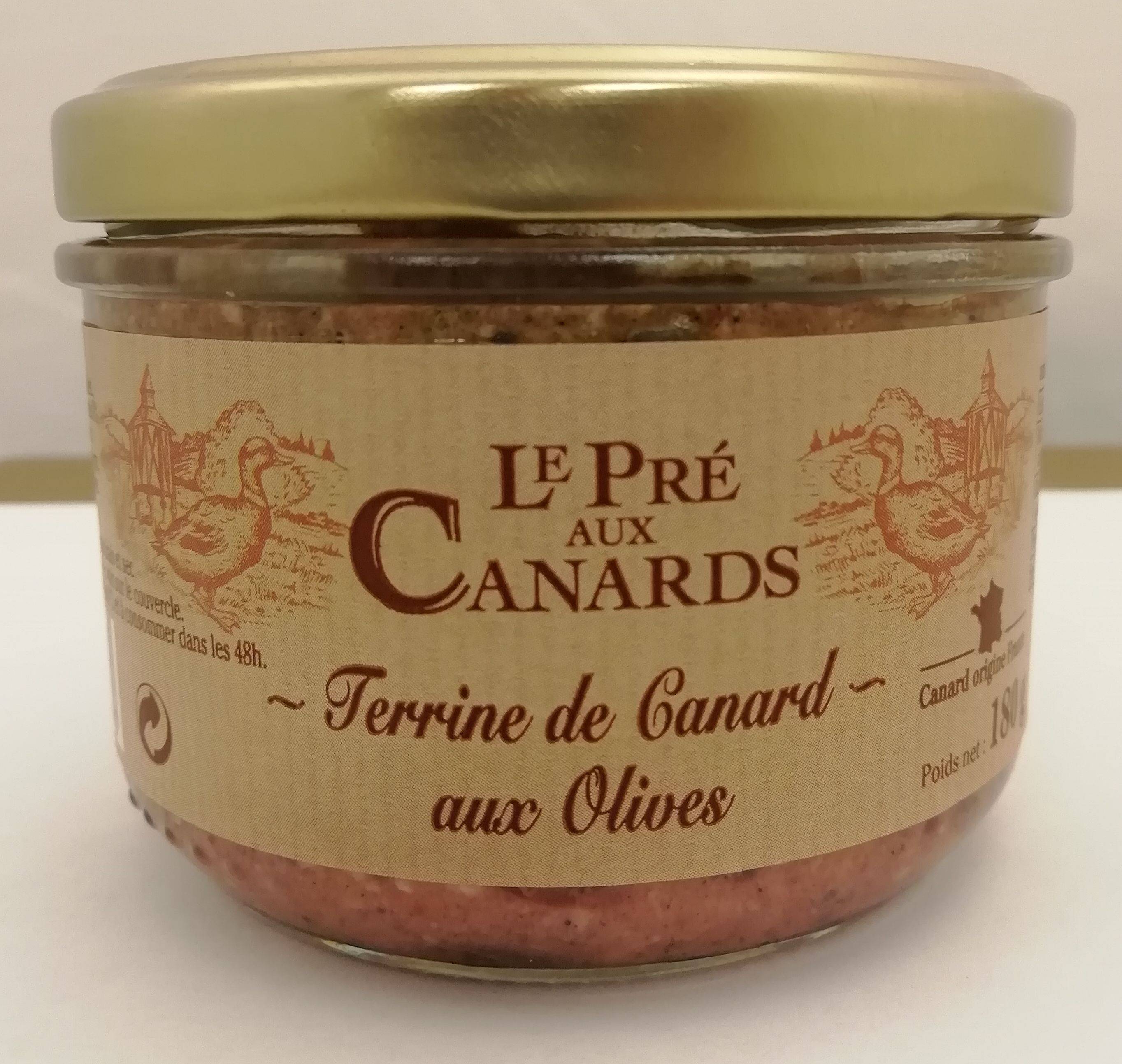 Pre aux Canards - Terrina de pato con aceitunas - LE PRÉ AUX CANARDS