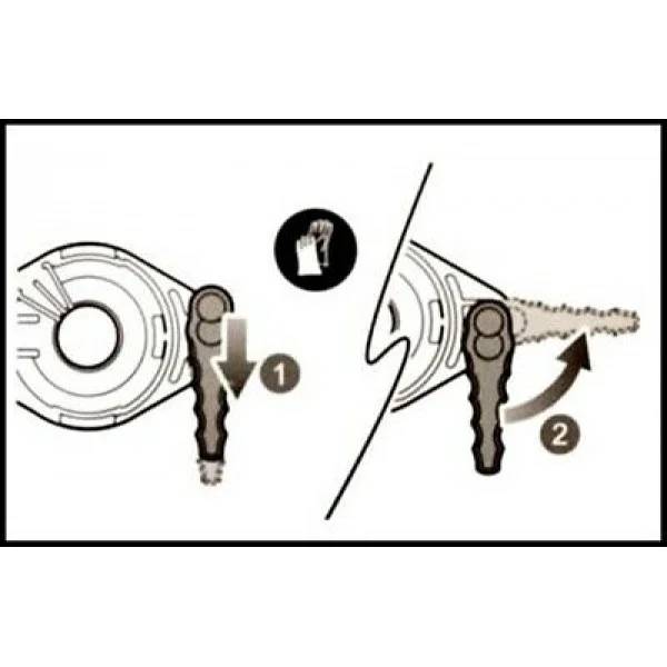 Ryobi - Tête double lames dentelées - RYOBI - Imagen 8
