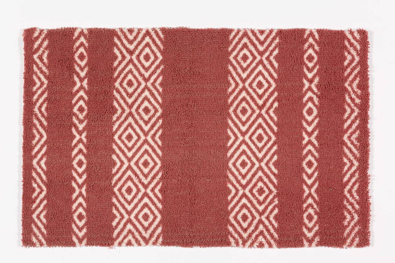 Coryl - Tapis intérieur Moelleux Terracotta L.80 x l.50 cm