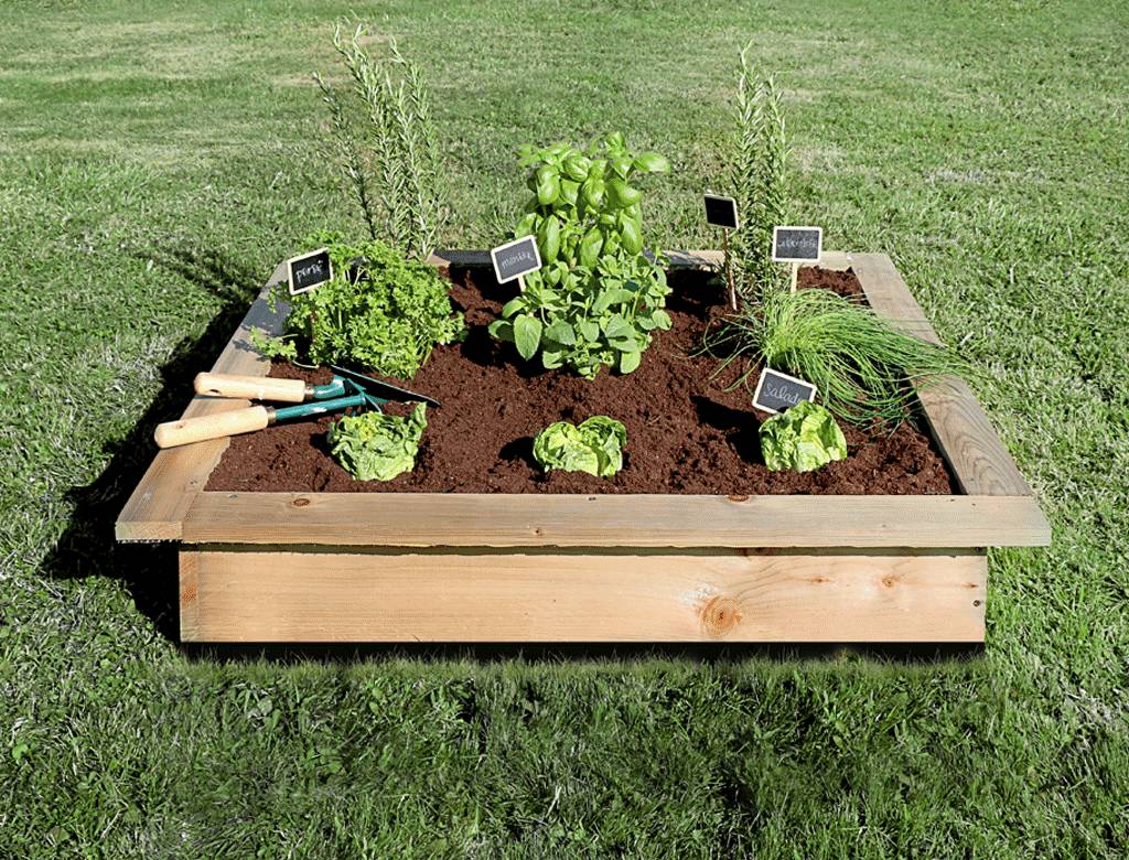 Jardipolys - Carré Potager Anti-Limaces Slug Ban L.100 x l.100 x H.21 cm - Imagen 2