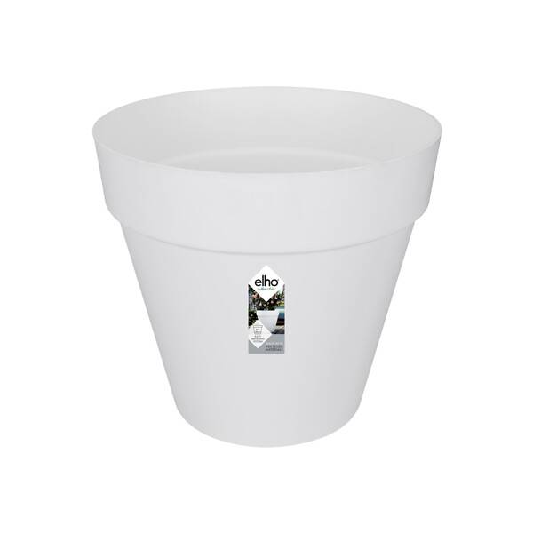 Pot de Fleurs Rond Plastique Blanc Ø 40 cm H 35 cm – ELHO - Image 6