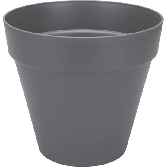 Pot de Fleurs Rond Plastique Anthracite Ø 40 cm H 35 cm - ELHO - Image 3