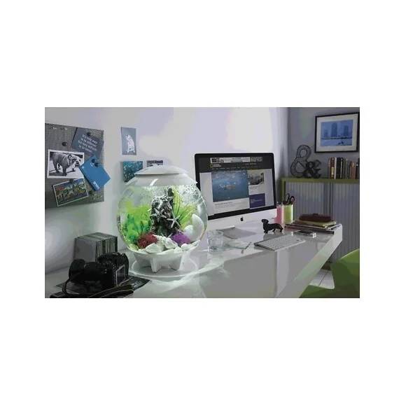 Aquarium décoratif Halo 15 MCR acrylique blanc Ø30 cm H.33 cm - Oase sa - Image 6