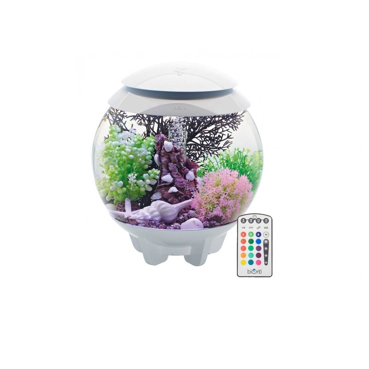 Aquarium décoratif Halo 15 MCR acrylique blanc Ø30 cm H.33 cm - Oase sa - Image 8