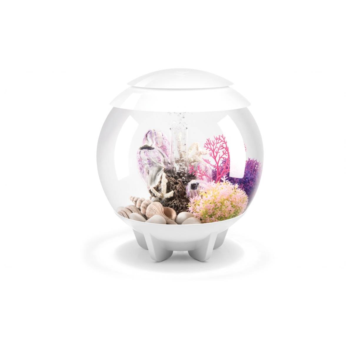 Aquarium décoratif Halo 15 MCR acrylique blanc Ø30 cm H.33 cm - Oase sa - Image 9
