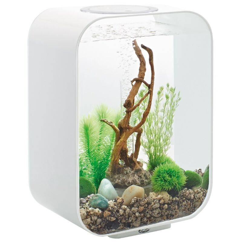 Aquarium intérieur Life 15 LED acrylique blanc L.29x l.19.3x H.40.7 cm - Oase sa - Image 3
