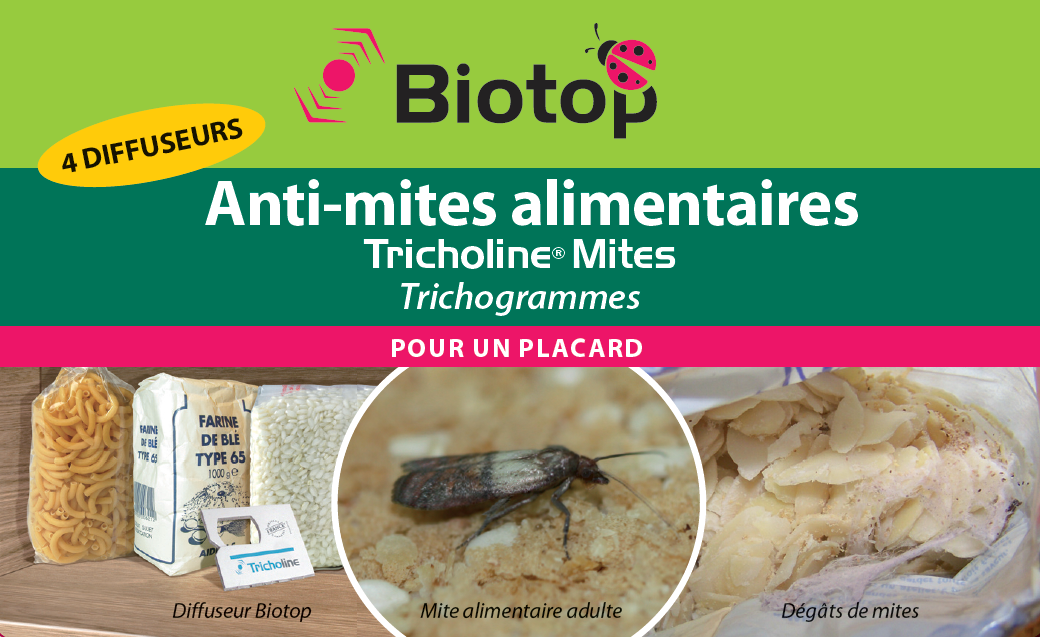 Greenapy - Trichogrammes anti-mites alimentaires boîte de 4 diffuseurs - Greenapy - Image 2