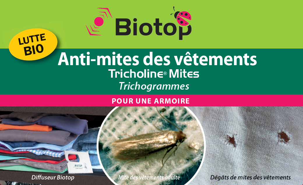 Greenapy - Trichogrammes anti-mites des vêtements boîte de 4 diffuseurs - Greenapy - Imagen 2