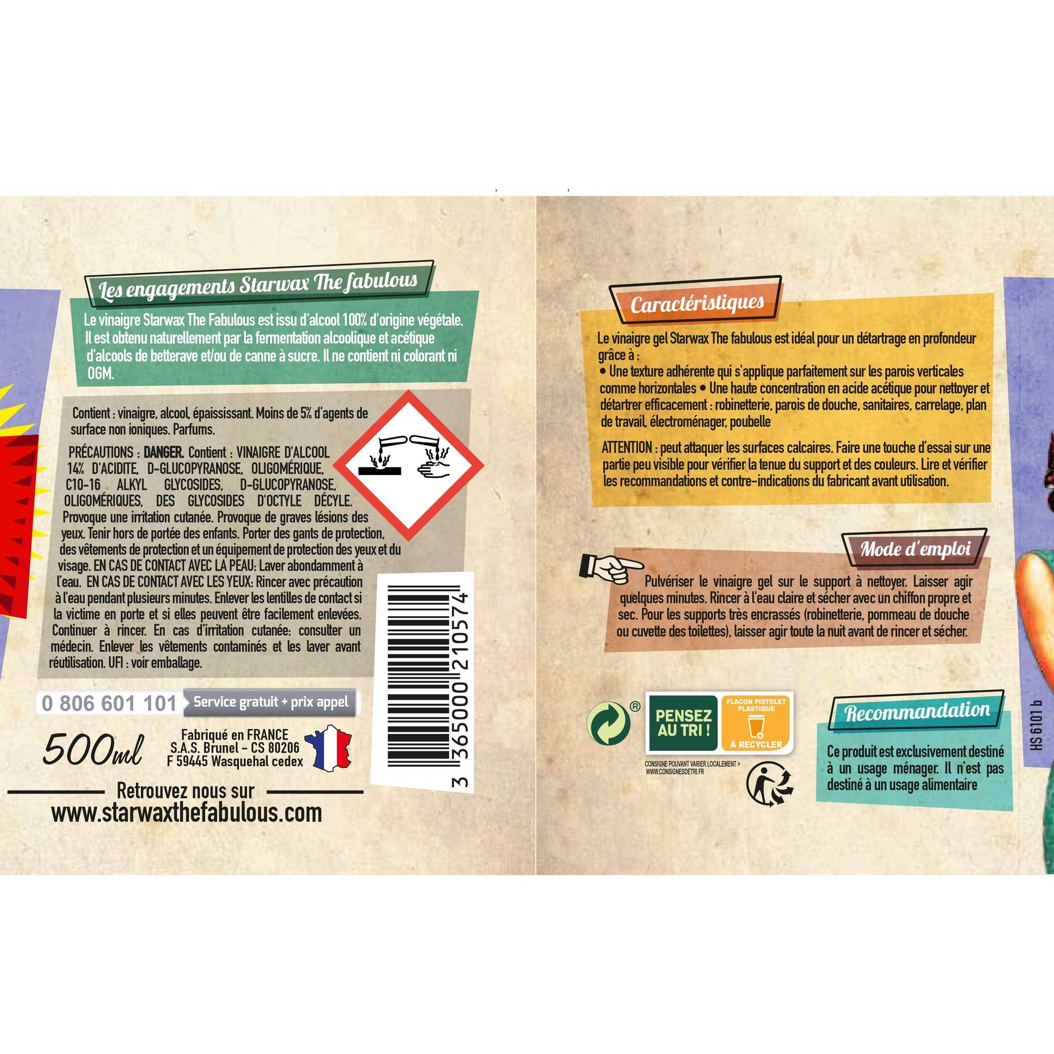Starwax - Vinaigre En Gel 14° - STARWAX - Image 2