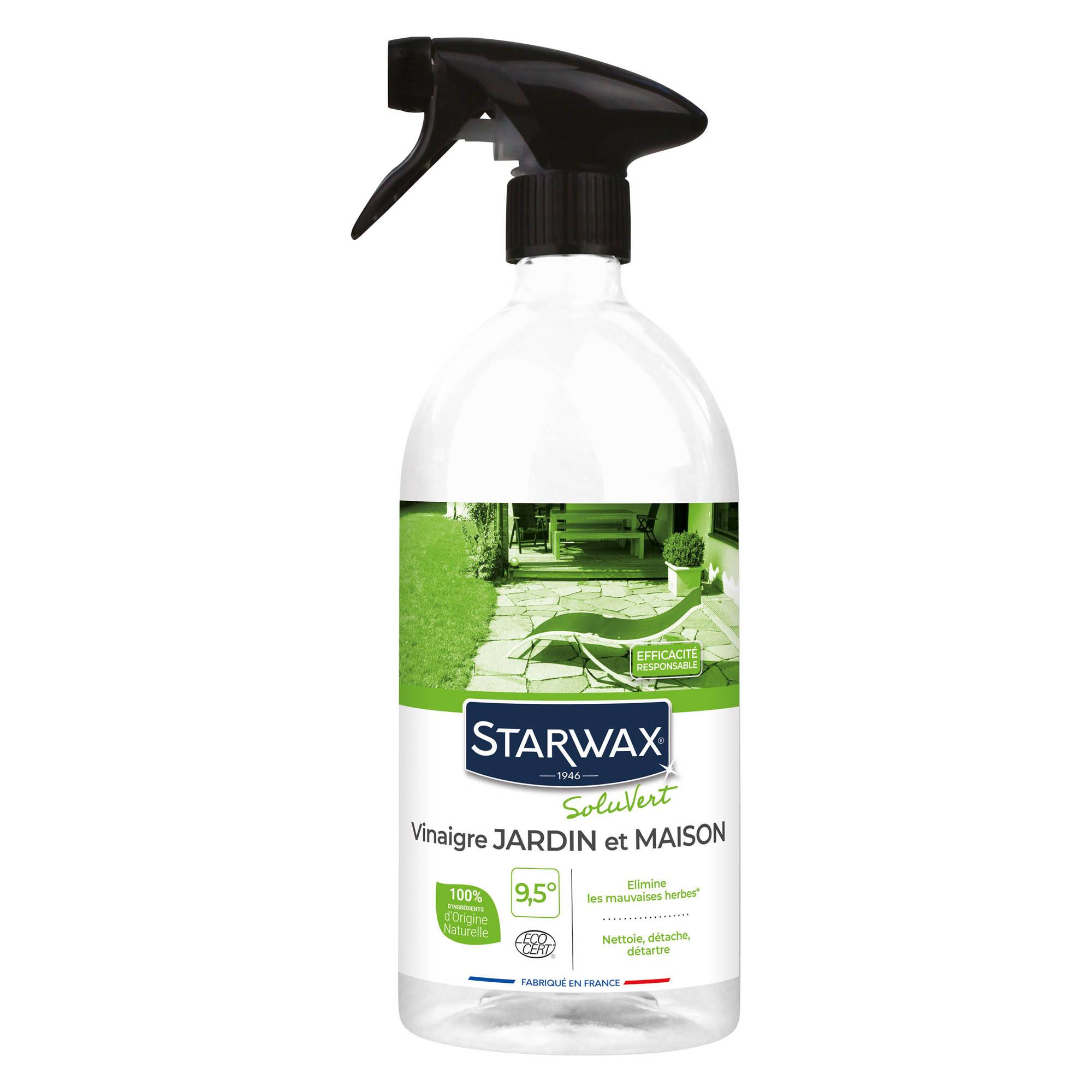 Starwax - Starwax - Vinaigre jardin et maison 9,5° 1 L - Imagen 1