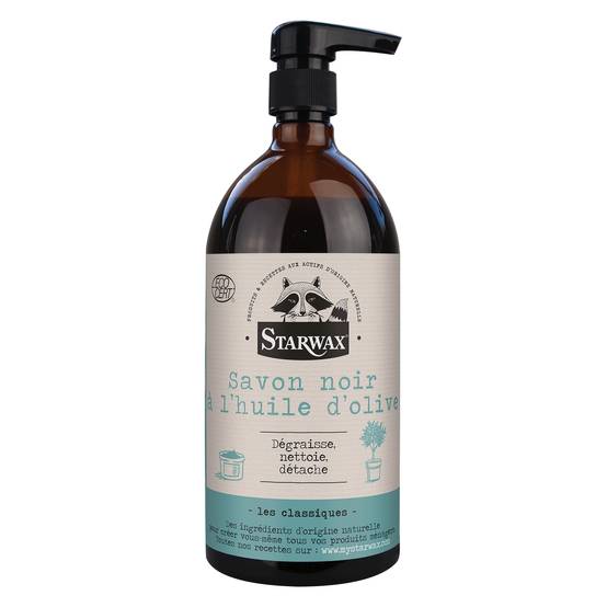 Starwax - Starwax- Savon noir à l'huile d'olive en gel 950 ml - Image 1