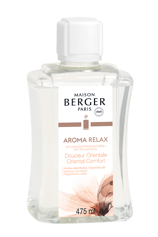 Maison Berger - Recharge Difffuseur Elec Aroma Relax L.7,35 x l.8 x H.15,3 cm