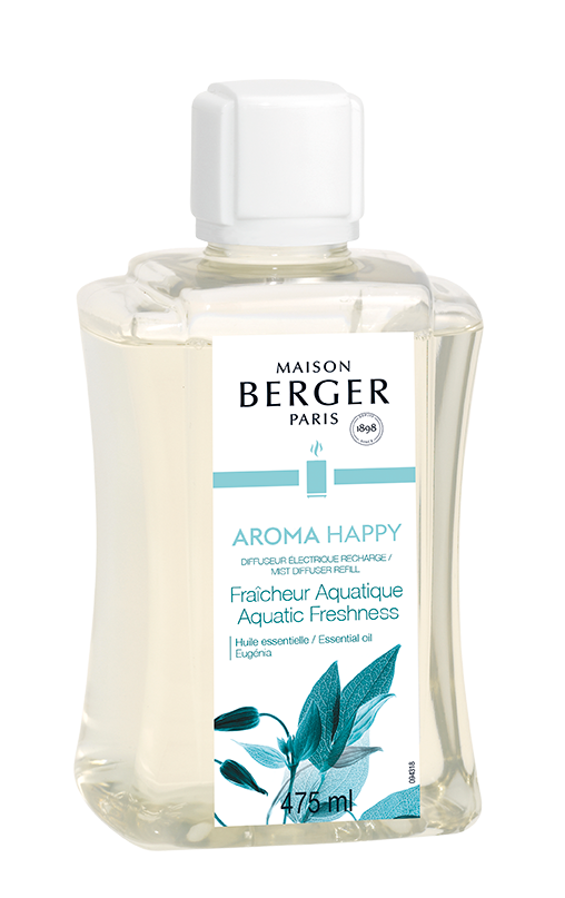 Maison Berger - Recharge Difffuseur Elec Aroma Happy L.7,35 x l.8 x H.15,3 cm