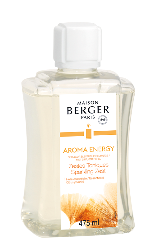 Maison Berger - Recharge Difffuseur Elec Aroma Energy L.7,35 x l.8 x H.15,3 cm