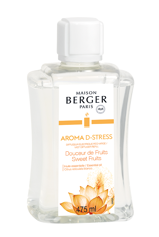 Maison Berger - Recharge Difffuseur Elec Aroma D-Stress L.7,35 x l.8 x H.15,3 cm