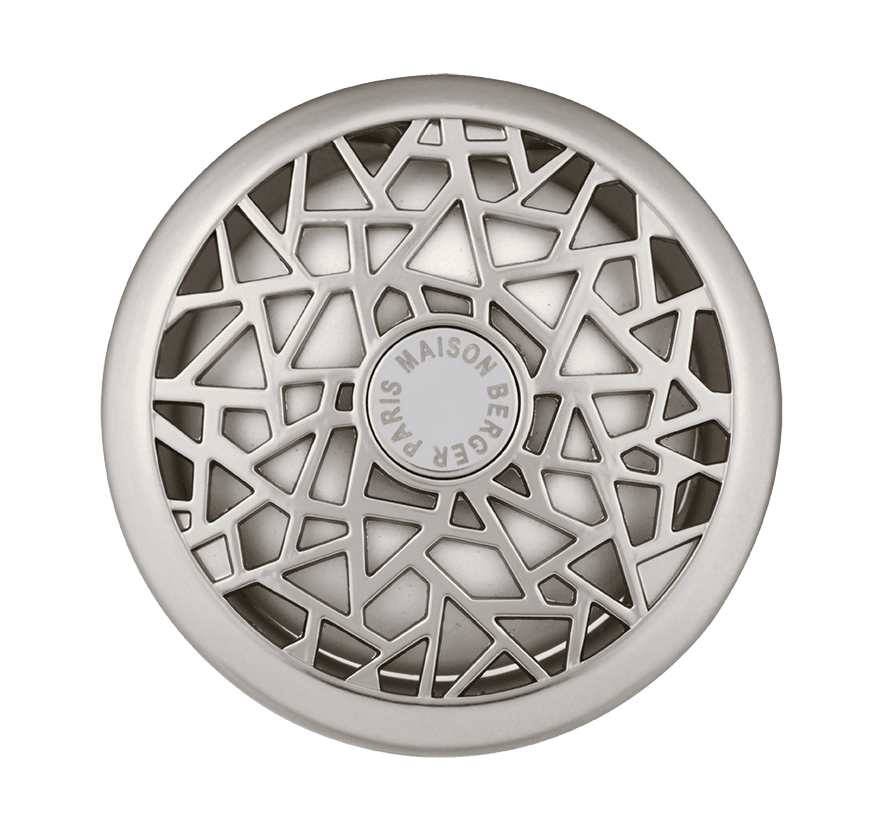 Maison Berger - Diffuseur Voiture Graphic Nickel Mat L.4,80 x l.4,20 x H.4,20 cm - Imagen 2