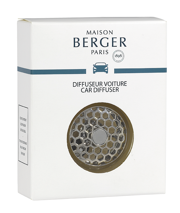 Maison Berger - Diffuseur Voiture Chrome L.4,80 x l.4,20 x H.4,20 cm - Imagen 1
