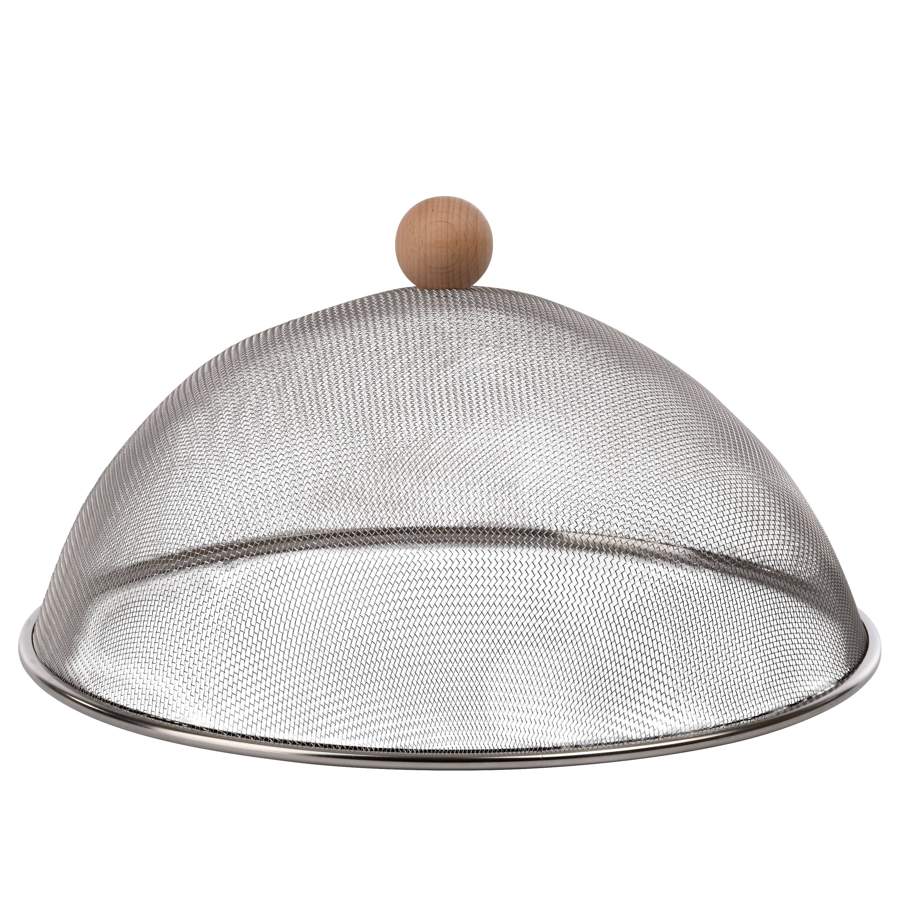 Cloche Alimentaire Acier Inoxydable Transparent Ø 30 cm H 16,3 cm
