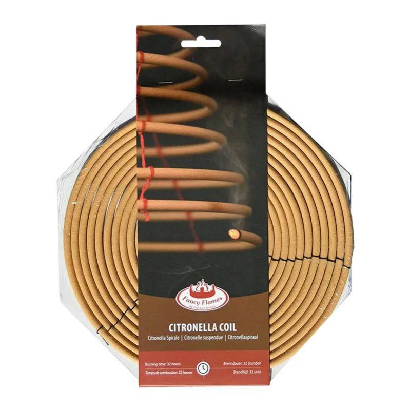 Spirale Anti-Moustiques Citronnelle L.30 l.30 H.21,5 cm ESSCHERT DESIGN - Imagen 3